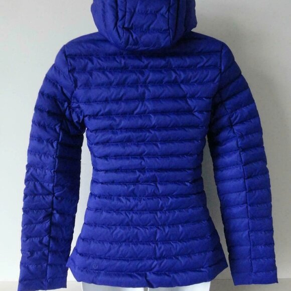 NWT LULULEMON LAZR Blue 700 Fill Pack It Down Again Removable Hoodie Jacket 4 - Picture 6 of 12
